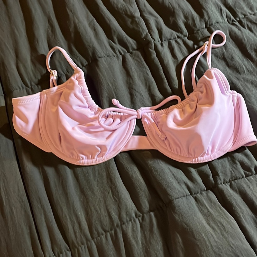 Cute light purple bikini top